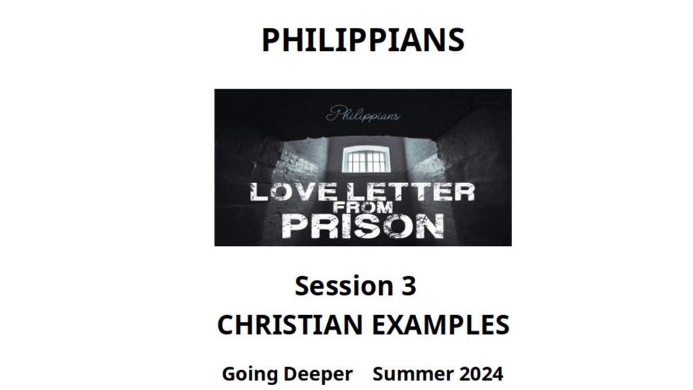 Going Deeper - Christian Examples Image